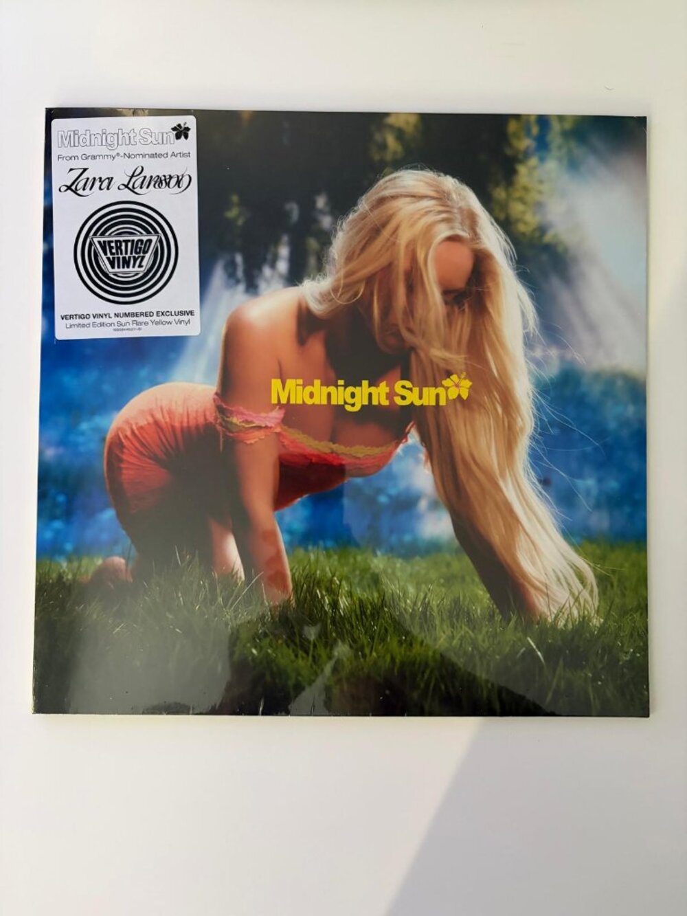 Zara Larsson Midnight Sun Yellow Marble VV Vertigo Exclusive Vinyl LP #0408/3000